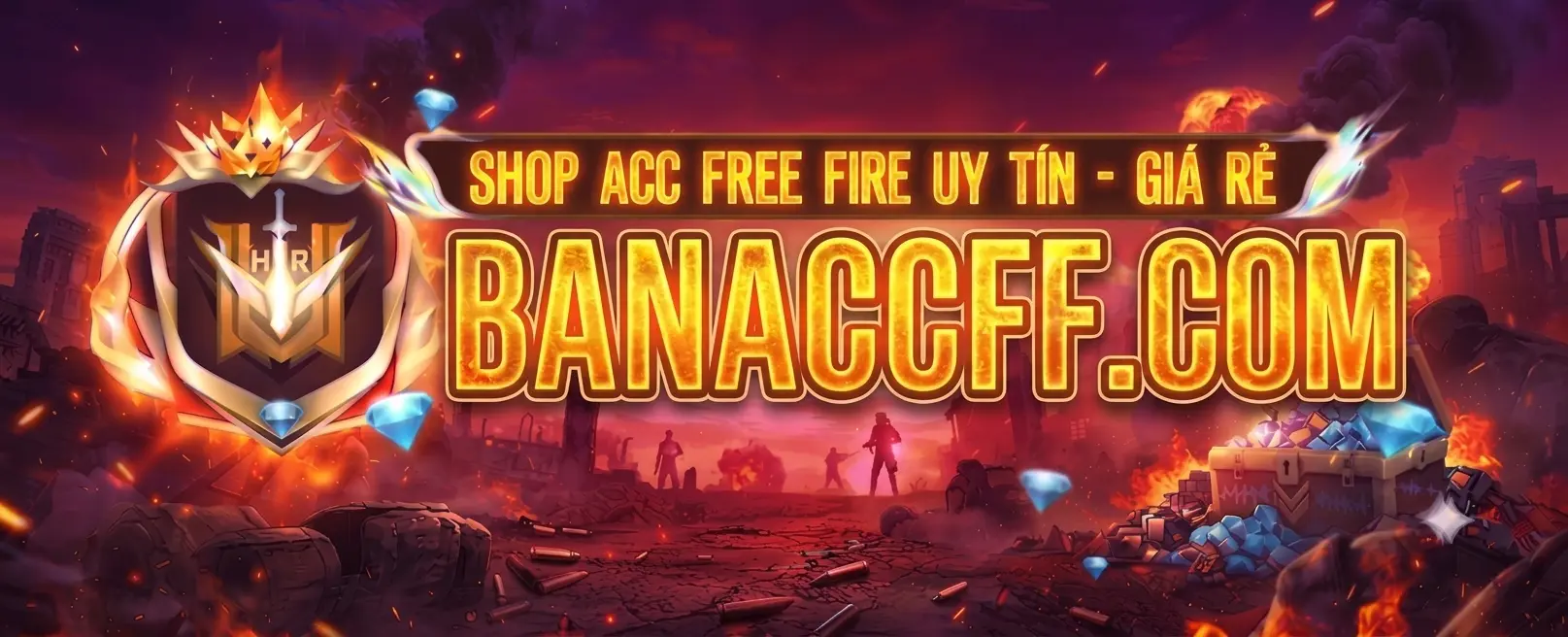 Shop bán acc FF giá rẻ uy tín hàng đầu. Kho acc Free Fire cực khủng, đa dạng phân khúc từ học sinh đến vip, sở hữu nhiều skin súng,quần áo siêu hiếm.